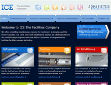 Tablet Screenshot of icecool.uk.com